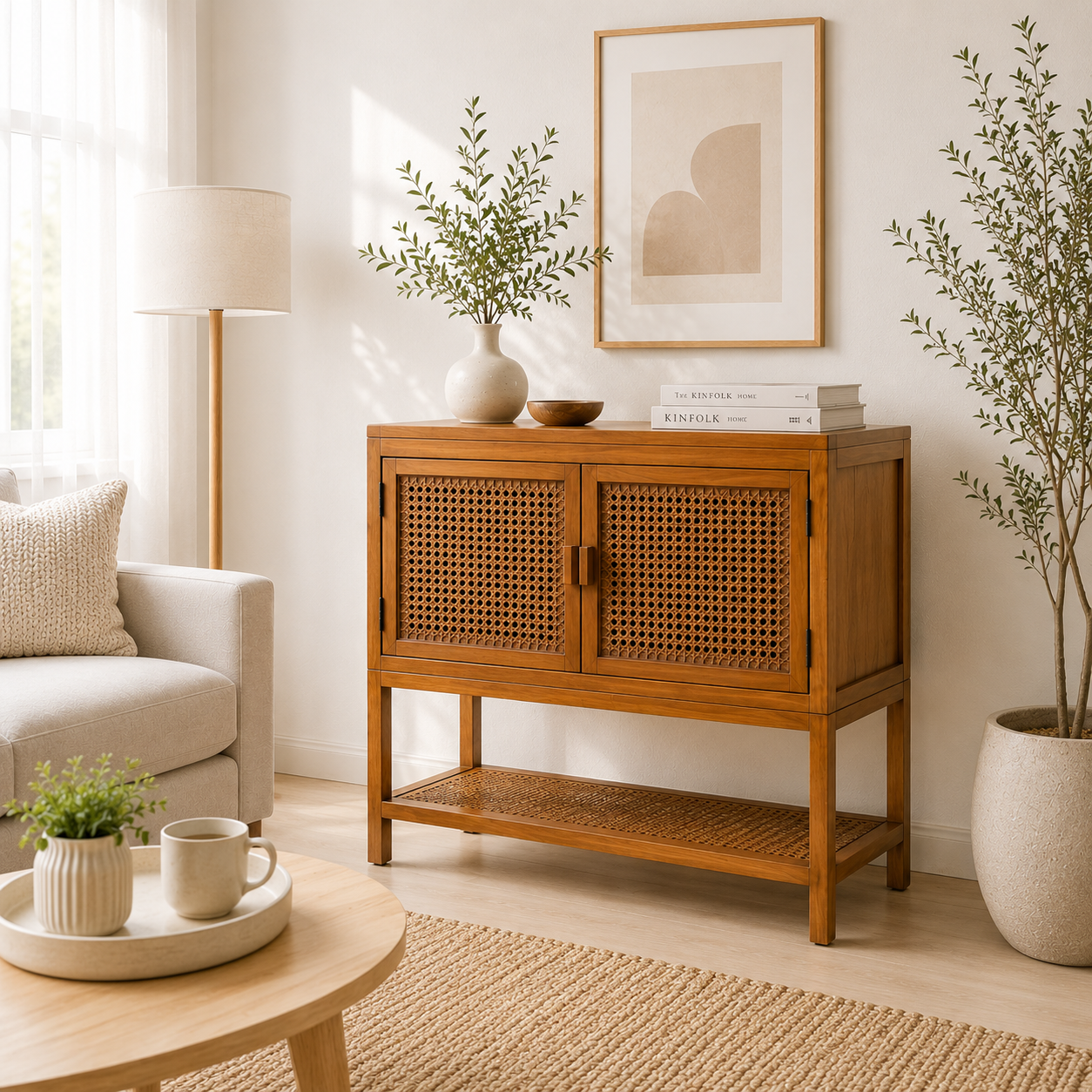 console 2 doors ratan
