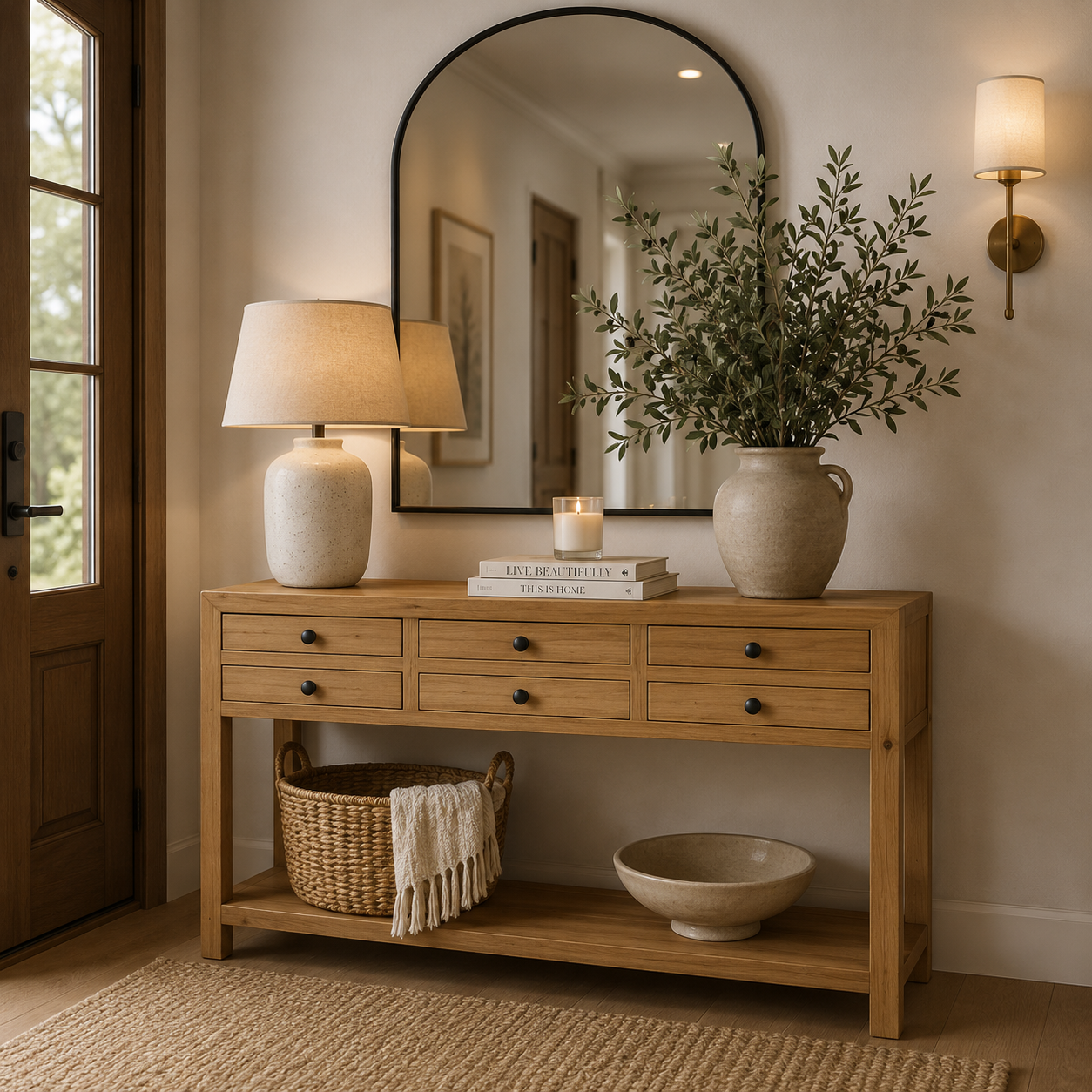 console 6 drawers